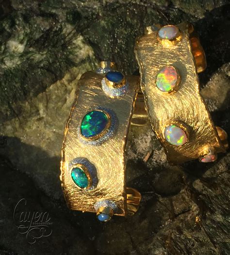 Australian Opals by VIctor Velyan photographed on the Big Sur seashore