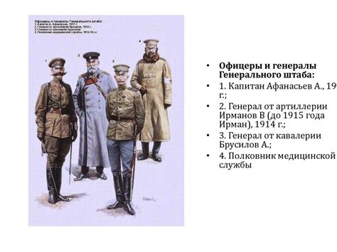 Военная форма в русских войсках - презентация онлайн