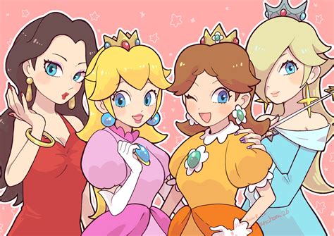princess peach rosalina princess daisy  pauline mario