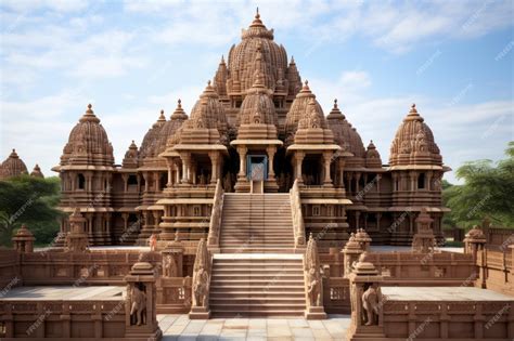 premium photo  enigmatic masterpieces  indian temple