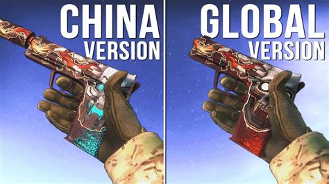 CS:GO - China Version vs Global Version Weapon Skins [Comparison] - YouTube