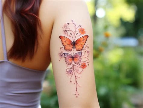 Orange Butterfly Tattoo Meaning: Unveiling the Symbolism of a Colorful ...
