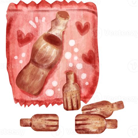 watercolor gummy clip art 23322152 PNG