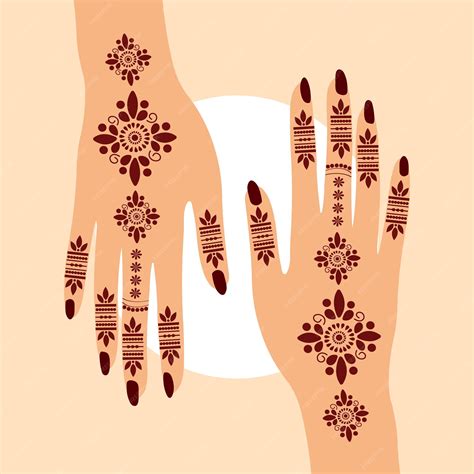 simple henna design for hands 11