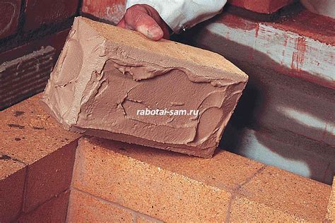 Технология кладки шамотного кирпича