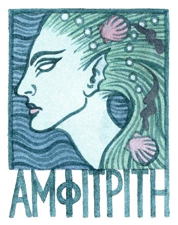 amused grace selene  amphitrite