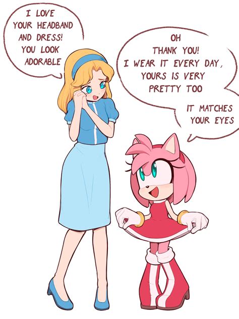 amy rose and maria robotnik (sonic) drawn by toonsite | Danbooru