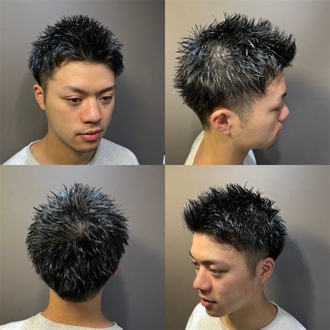 スパイキーショート｜ヘアカタログ｜|高級理容室 床屋 ヒロ銀座ヘアーサロン