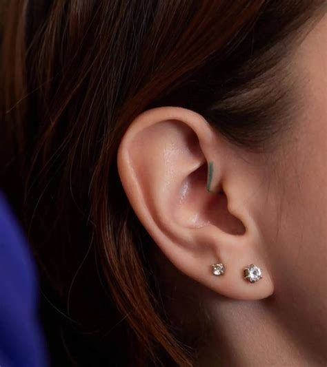 double ear piercing complete guide  style process care
