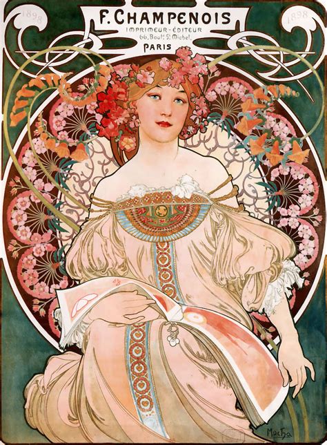 Alphonse Mucha, la mente detrás de los carteles 'art nouveau'