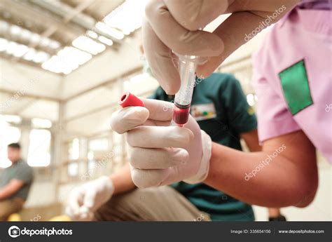 Annual blood sample collection Stock Photo by ©mazikab 335654156
