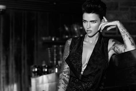 Ruby Rose Monochrome Wallpaper,HD Celebrities Wallpapers,4k Wallpapers