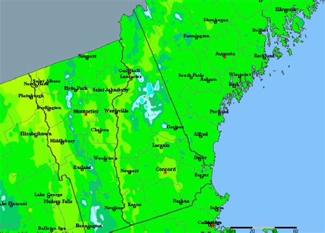 New Hampshire, United States Average Annual Yearly Climate for Rainfall ...