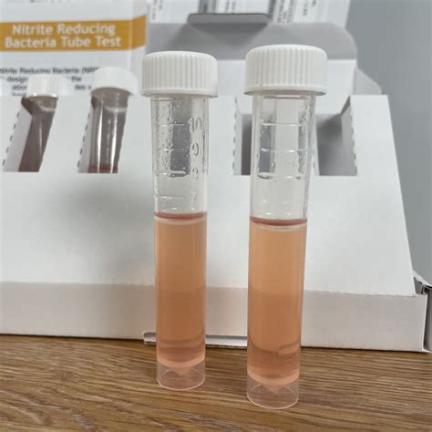 nitrite reducing bacteria test tubes