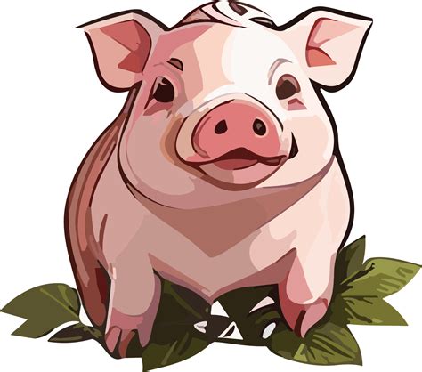 Sweet Piglet Whimsy Exploring the World of Cute Pink Pigs AI generative
