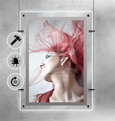Лайтбокс светодиодный Crystal Premium формата А0+ ( 941x1289х9 мм) с ...