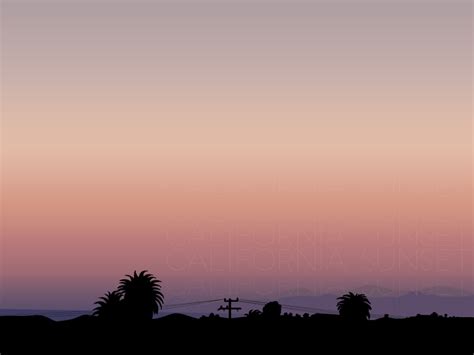 California Sunset by Sasha Hernandez on Dribbble