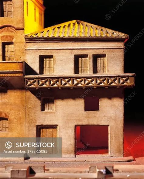 how to make a model of a roman bathouse