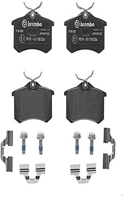 Brembo P85020 Rear Disc Brake Pad - Set of 4 : Amazon.co.uk: Automotive