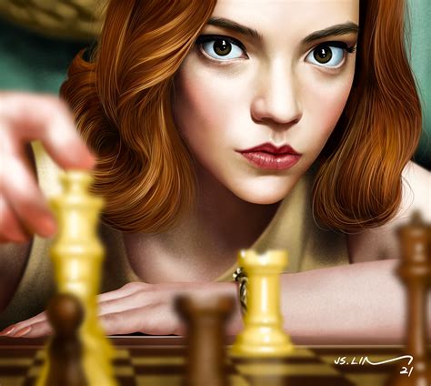 anya taylor joy   queens gambit  behance