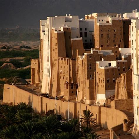 The Yemeni city of mud skyscrapers' architectural narrative reflects a ...
