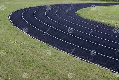 black running track stock image image  healthy lanes