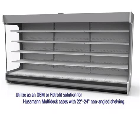 Hussmann Energy Savings for Open Multi-Deck Cases