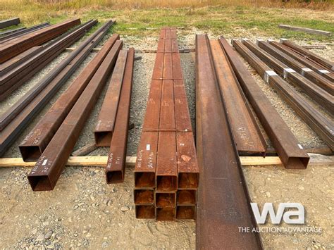(9) PCS HSS 6X6X1/4" 24 FT. LENGTH