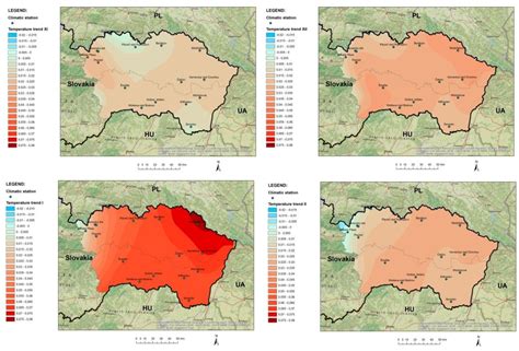 Trends in Precipitation and Temperatures in Eastern Slovakia (1962–2014)