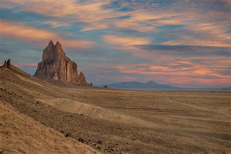 Shiprock Sunrise by mikewheels on DeviantArt