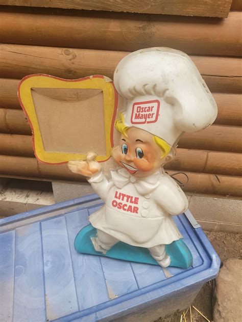 SUPER RARE VINTAGE OSCAR MAYER LITTLE OSCAR LIGHT UP HOT DOG DISPLAY