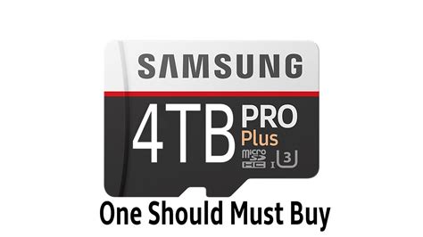 Samsung producing Consumer 4TB SD card - YouTube