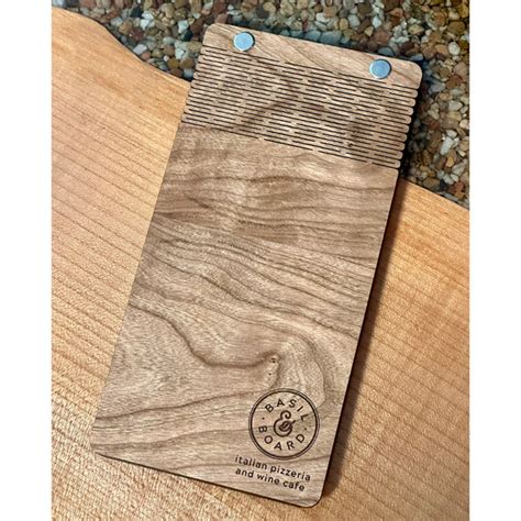 Customizable Restaurant Bill Presenter – Glowforge Shop