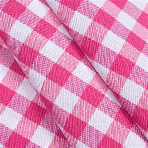 Скатерть на стол круглая Time Textile Клетка розовая 1,5 см Ø140 см ...
