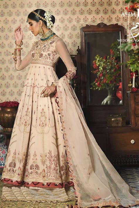 latest frock designs  women party wedding wear raja sahib