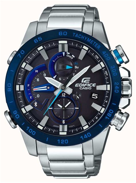 Casio Edifice Bluetooth Solar Powered Racing Chronograph EQB-800DB-1AER ...