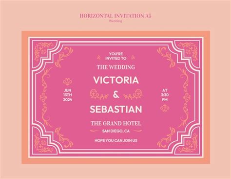 Free Wedding Cards templates to design online | Freepik