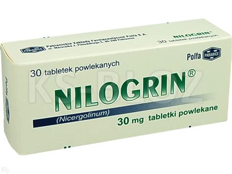 Nilogrin, tabletki powlekane, 0,03 g, 30 tabl., ulotka, zamienniki ...