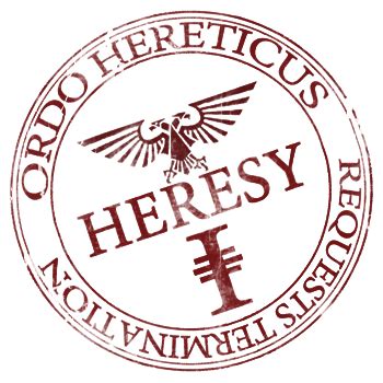 Original Heresy Stamp | Heresy | Know Your Meme