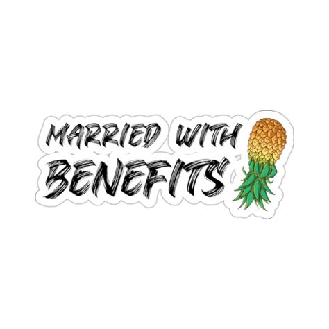 Swinger Lifestyle Sticker, Married With Benefits, Swinger Couple