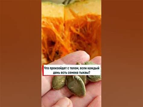 Для чего есть семена тыквы каждый день? Смотри закреп комментарий 👆 # ...