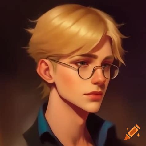 Male character with blond hair on Craiyon