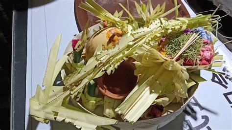 tutorial nanding banten prayascita  maknanya youtube