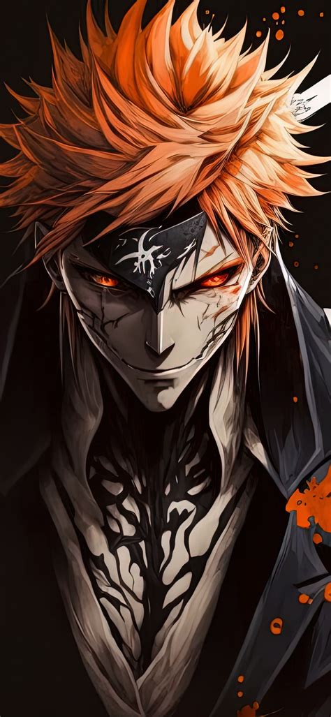 Ichigo Kurosaki Wallpaper 4K, AI art, Bleach