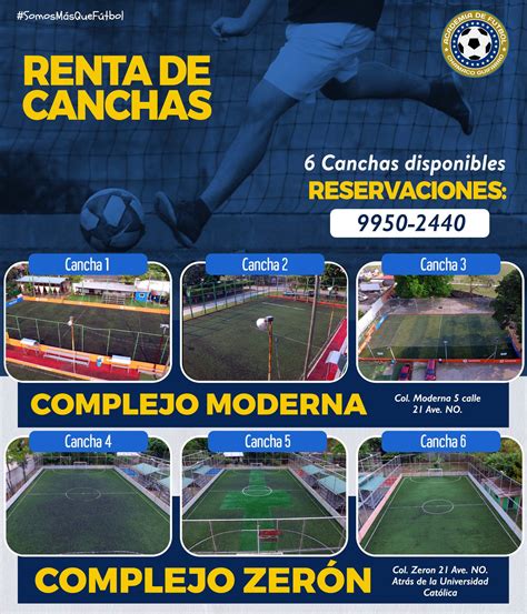 Canchas y Academia de Futbol Chamaco Guifarro - ¡Este fin de semana no