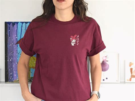 Sanrio T-shirt, My Melody T-shirt, Pink Sanrio, Couple T-shirt, Hello