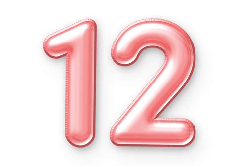 Number 12 Pink