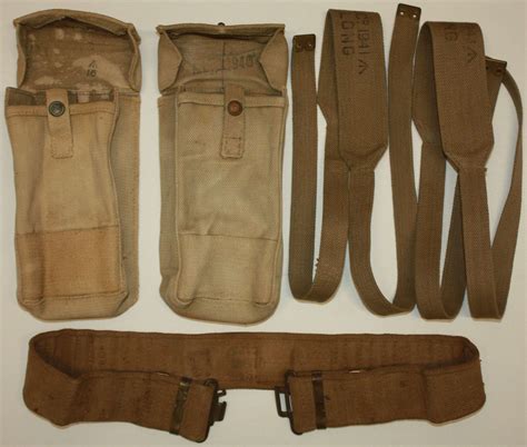 good lightly  part  pattern webbing set  dated mkii ammo