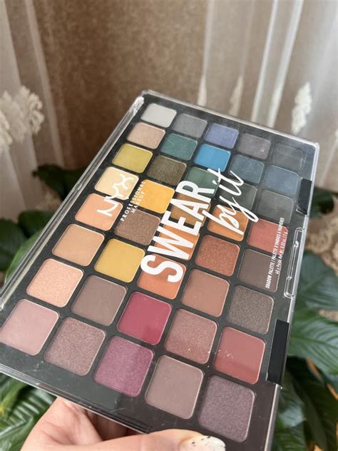 Палетка теней nyx professional makeup swear by it shadow palette — цена ...
