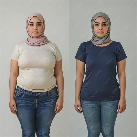 Arabic Womans Weight Loss Journey Before and After From Fat to Fit
